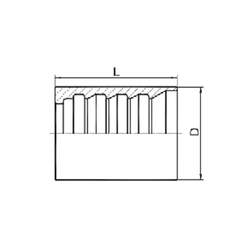 FERRULE FOR 4SP, 4SH/12-16, R12/06-16 HOSE