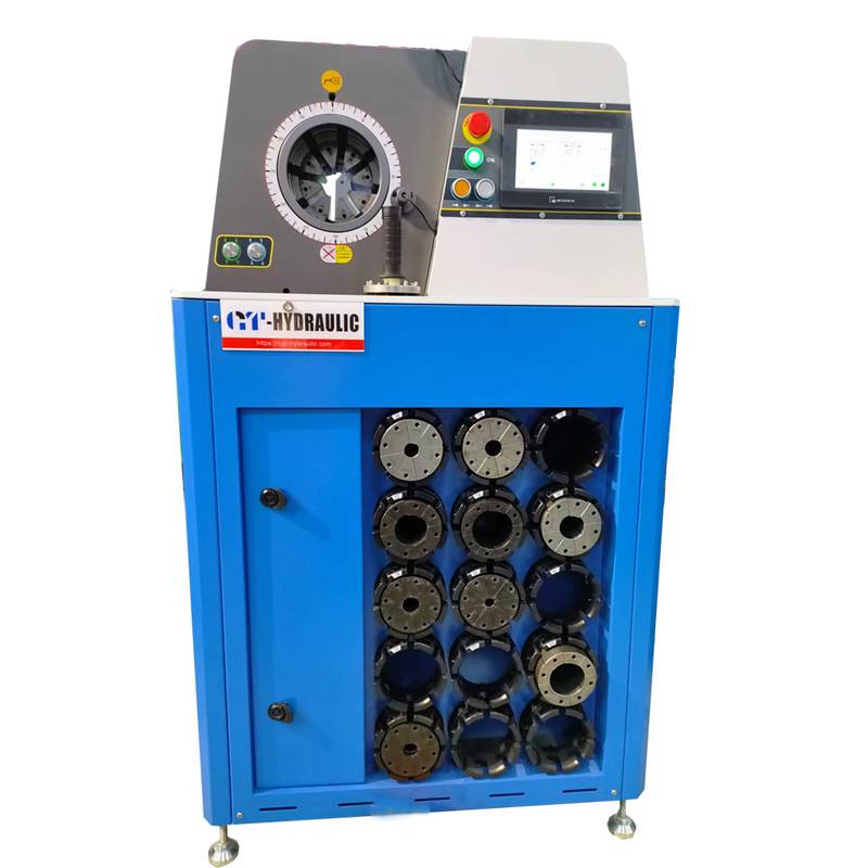 1/8" to 2" 4SP touch screen hydraulic hose crimping machine price