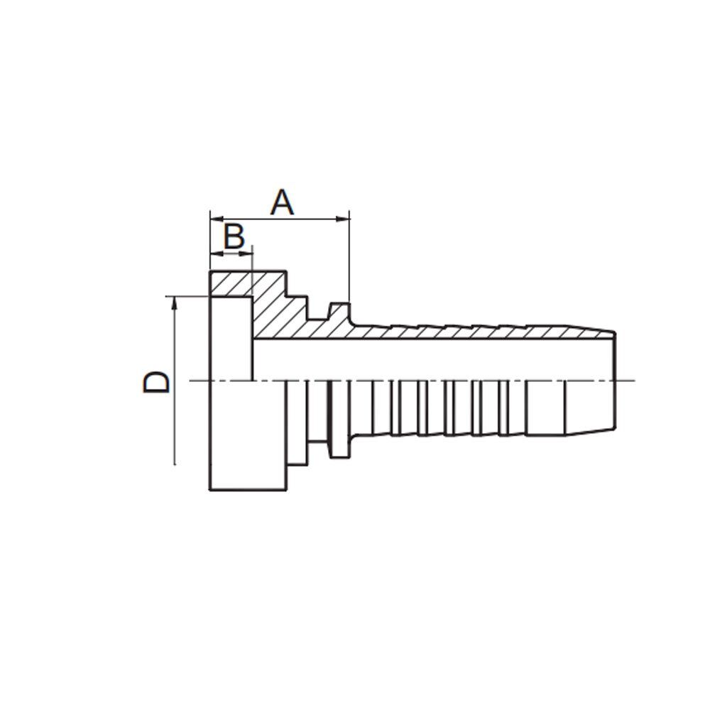 SOCKET WELD HOSE FITTING
